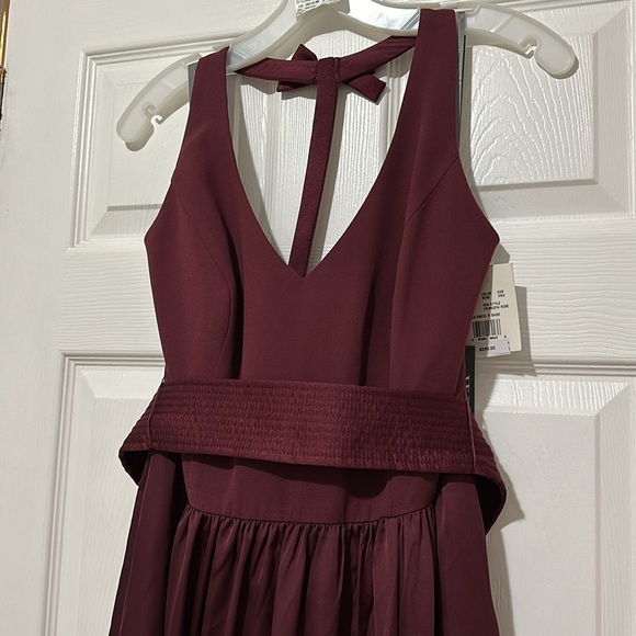 NEW Vera Wang WHITE Wine Colour Full Length Special Occasion / Bridesmaid /Grad - Picture 3 of 10